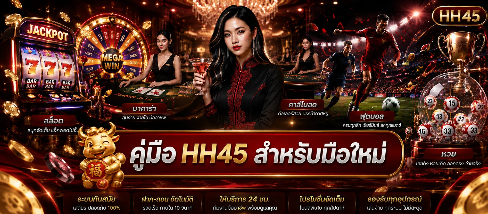 HH45 คู่มือสำหรับมือใหม่ สมัคร เข้าใช้ และเลือกบริการ